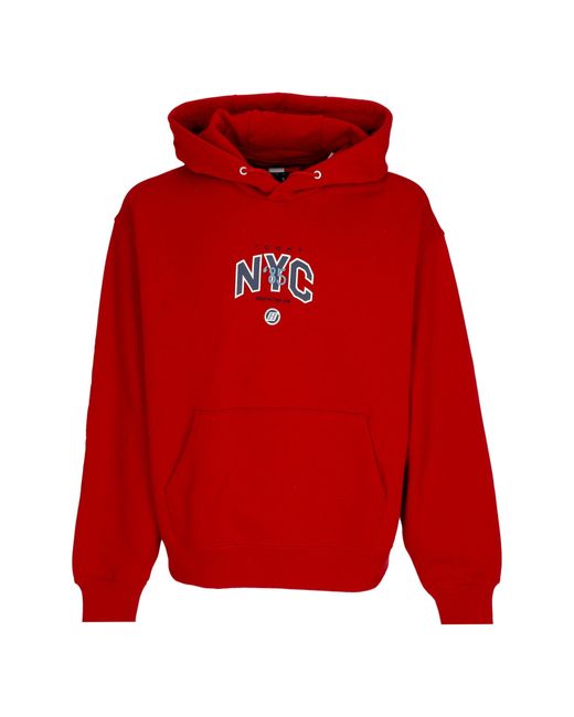 Tommy Hilfiger Red Hoodie Game Day Logo Hoodie for men