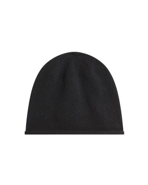 Liviana Conti Black Beret With Rolled Seam