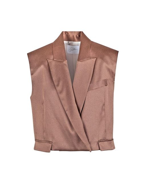 So Allure Vest in het Brown