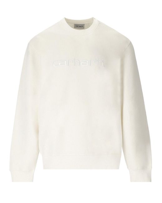 Carhartt White Duster Sweatshirt for men