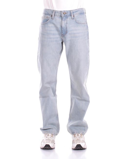 Guess Denim Gewaschene Hose in Blue für Herren