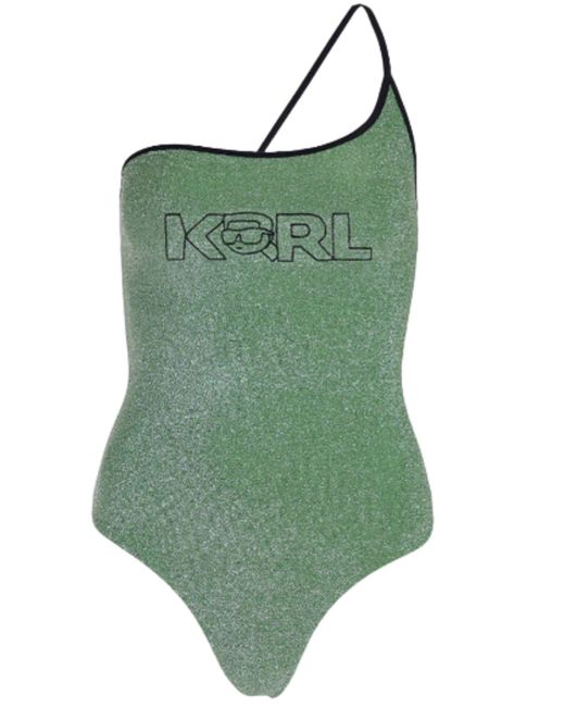 Karl Lagerfeld Green Swimsuit
