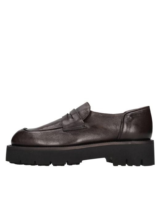 Pantanetti Brown Flat Shoes