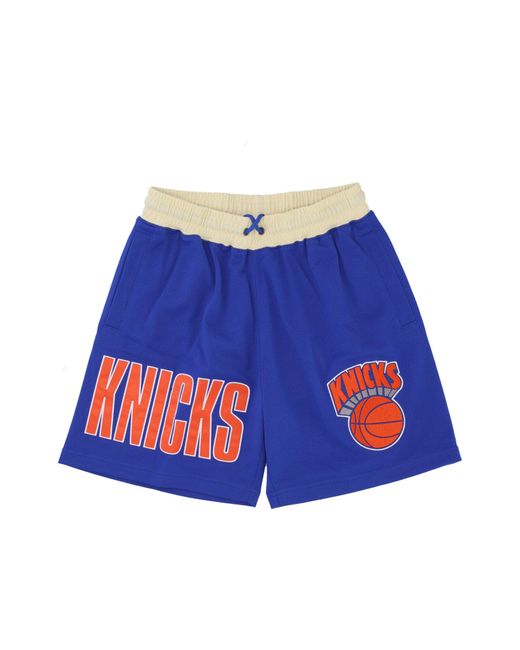 Short De Basket-Ball Pour Hommes Nba Team Og 2.0, Court A La Mode, Logo Vintage, Couleurs Originales De L'Equipe Neykni Mitchell & Ness pour homme en coloris Blue