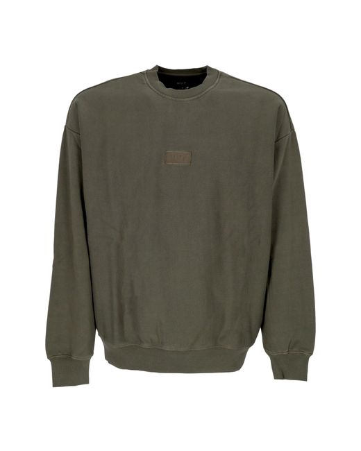 Hommes Col Rond Fleece Hunter Vert Huf pour homme en coloris Green