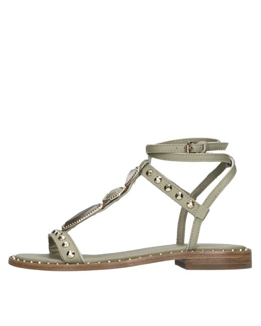 Ash Metallic Flat Shoes