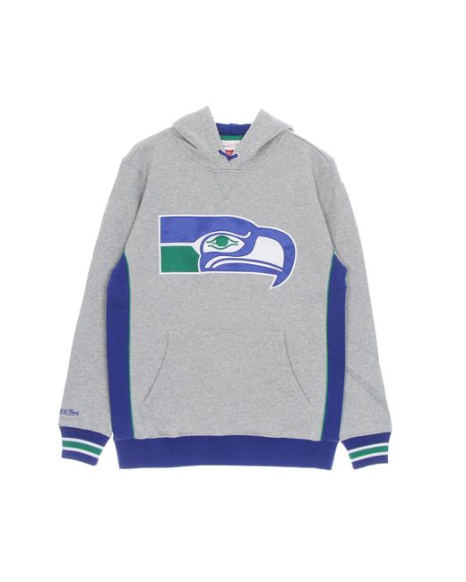 Mitchell &amp; Ness Herren-Hoodie Nfl Pinnacle Heavyweight Fleece Hoodie Seasea in Blue für Herren