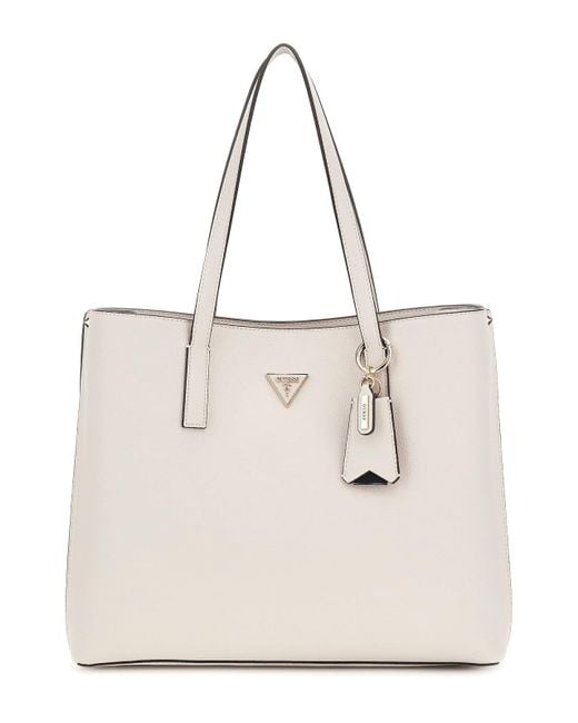 Bolsas. Blanco Guess de color Natural