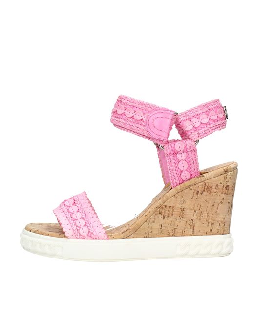 Casadei Pink Hochhackige Schuhe Lac Rosa
