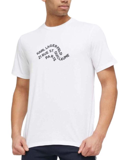 Karl Lagerfeld Herren T-Shirt in White für Herren