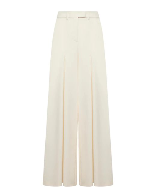 SIMONA CORSELLINI White Pantalone A Palace