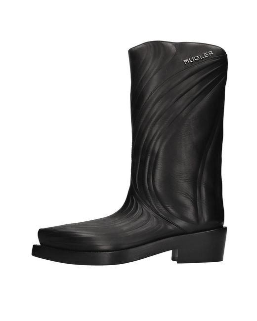 Bottes Noires Mugler en coloris Black