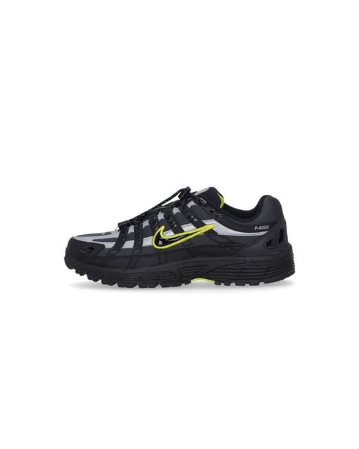 Wmns P-6000 Zapatillas Bajas Mujer Antracita/Negro/Alto Voltaje Nike de color Black