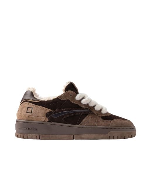 Date Brown W431-Tp-Mn-Ch Date Suede