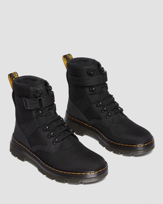 Dr. Martens Black Combs Tech Ii Extra Tough Utility Boots for men