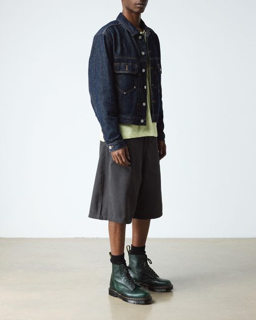 Botas 1460 pascal en piel Dr. Martens de hombre de color Green