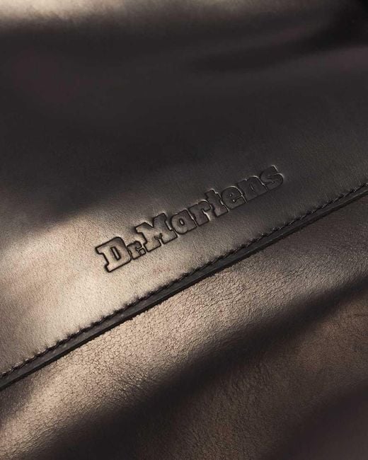 Dr. Martens Black Utility Waxed Canvas Backpack