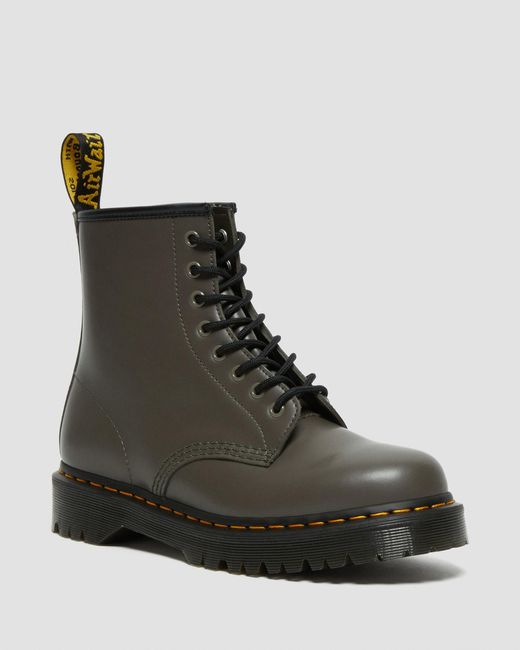Dr. Martens 1460 Bex Smooth Leather Platform Boots in Gray for Men - Lyst