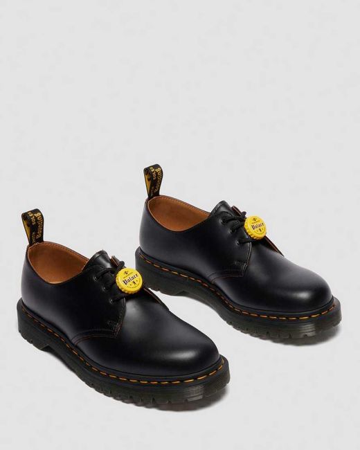 Dr. Martens Black Smooth Leather 1461 Palace Shoes for men