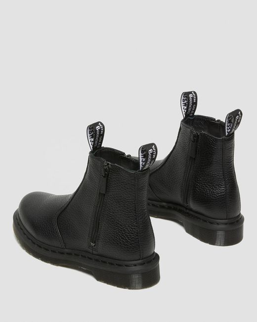 Dr. Martens 2976 With Zips Leather Chelsea Boots in Black Lyst UK
