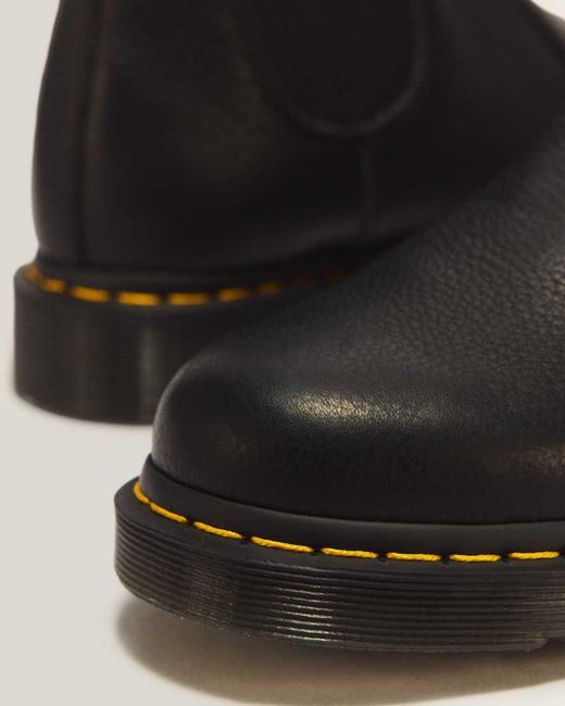 Dr. Martens Black 2976 Leather Chelsea Boots