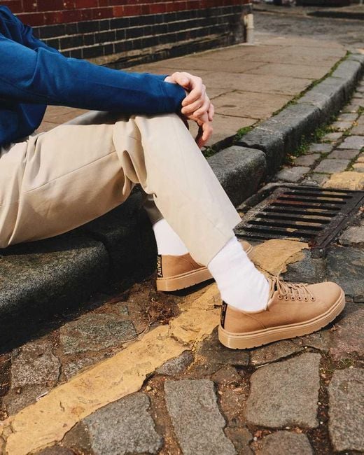 Dr. Martens Natural Dante Canvas Casual Shoes for men