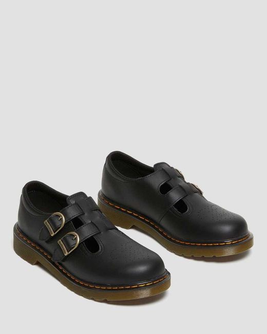Dr. Martens Black Youth 8065 Mary Jane Shoes for men