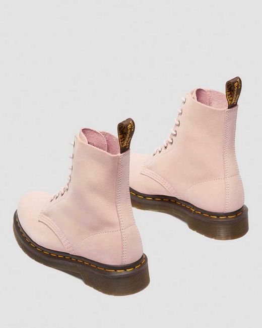 Dr. Martens Pink 1460 Pascal Nubuck Leather Boots