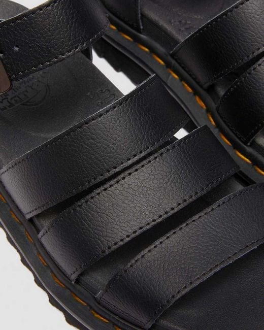 Dr. Martens Black Dr. Martens Blaire Athena Leather Sandals