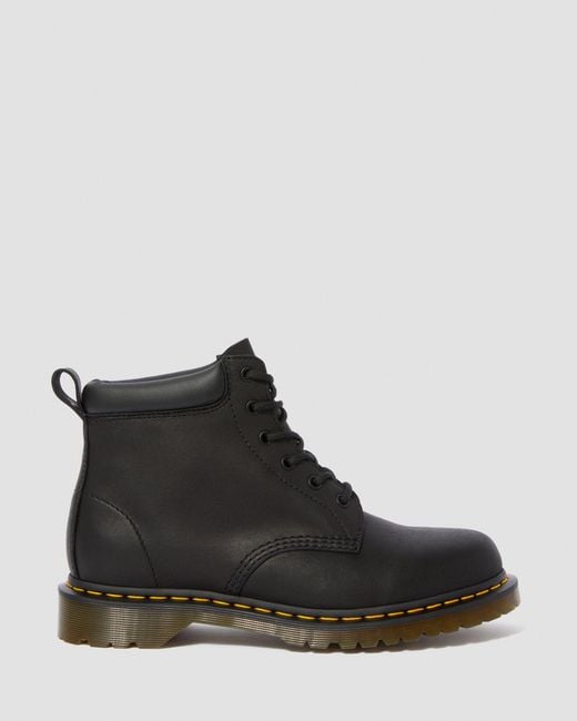 Dr. Martens Black 939 Ben Boot Leather Lace Up Boots for men