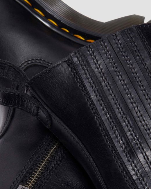 Dr. Martens Black Amaayah Lo Leather Boots