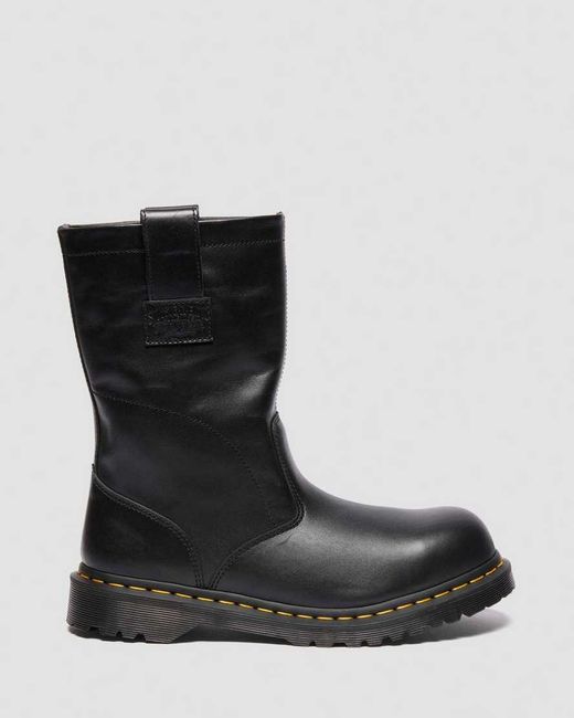 Dr. Martens 2295 Decon Stüssy Leather Biker Boots in Black for Dr. Martens 2295 Decon Stüssy Leather Biker Boots in Black for