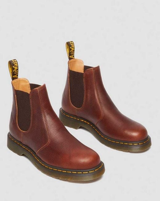 Dr. Martens Brown 2976 Ambassador Soft Leather Chelsea Boots for men