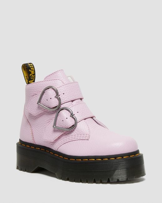 Dr martens pink heart store