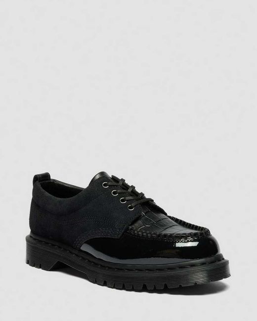 Dr. Martens Black Beams Lowell Shoes for men