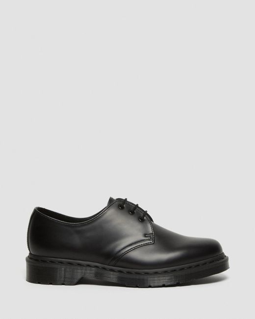 Dr. Martens 1461 Mono Smooth Leather Oxford Shoes in Black | Lyst
