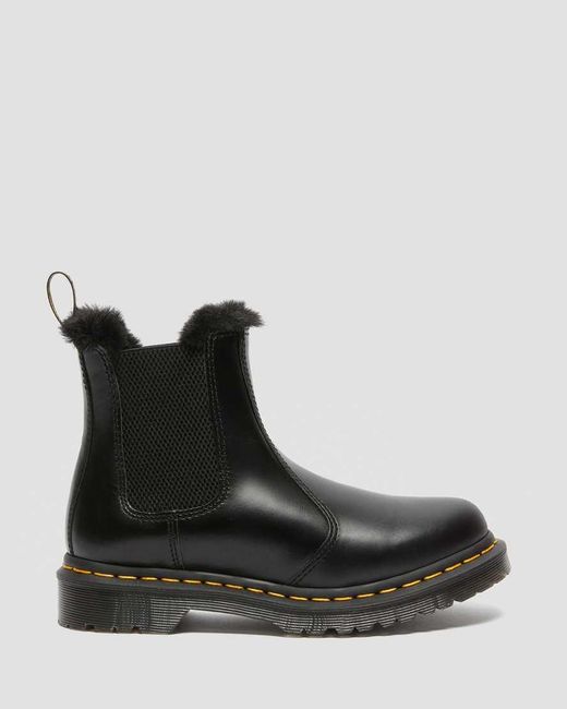 Dr. Martens Multicolor 2976 Leonore Faux Fur Lined Chelsea Boots