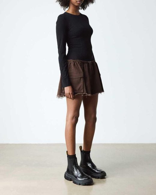 Dr. Martens Black Dmxl Distressed Patent Leather Chelsea Boots for men
