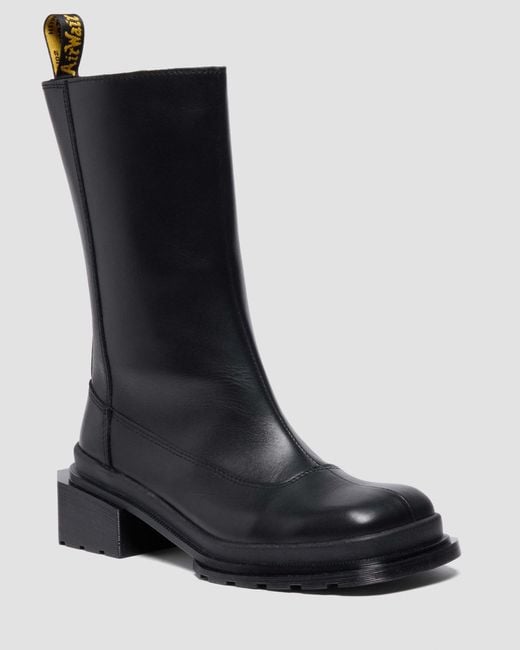 Dr. Martens Maybole Hi Square Toe Leather Chelsea Boots in