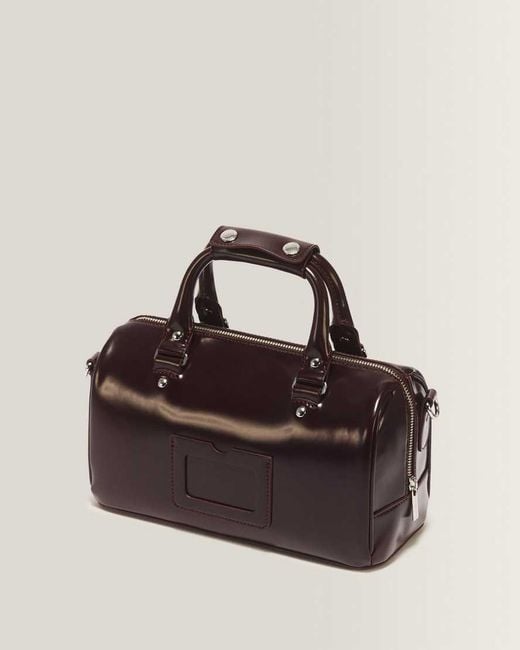 Dr. Martens Black Top Handle Rub Off Vegan Leather Bag