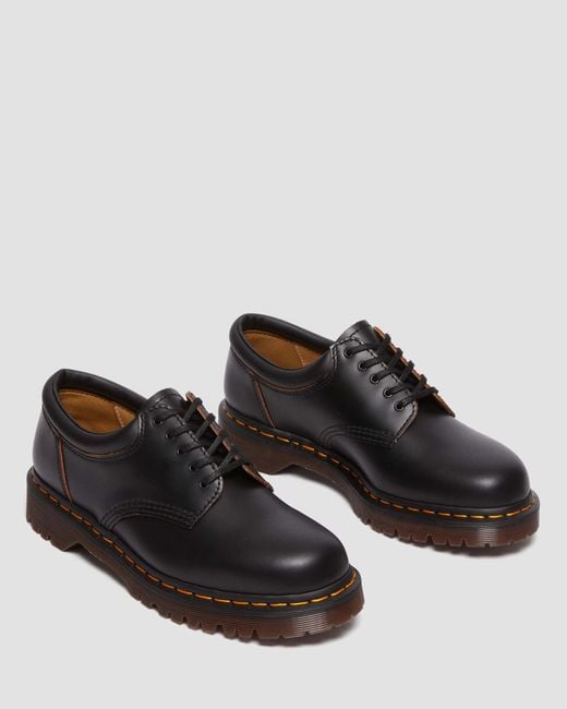 Dr. Martens Black 8053 Vintage Smooth Leather Oxford Shoes