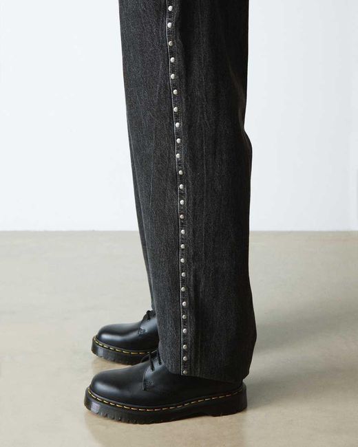 Dr. Martens Black 1461 Quad Platform Shoes