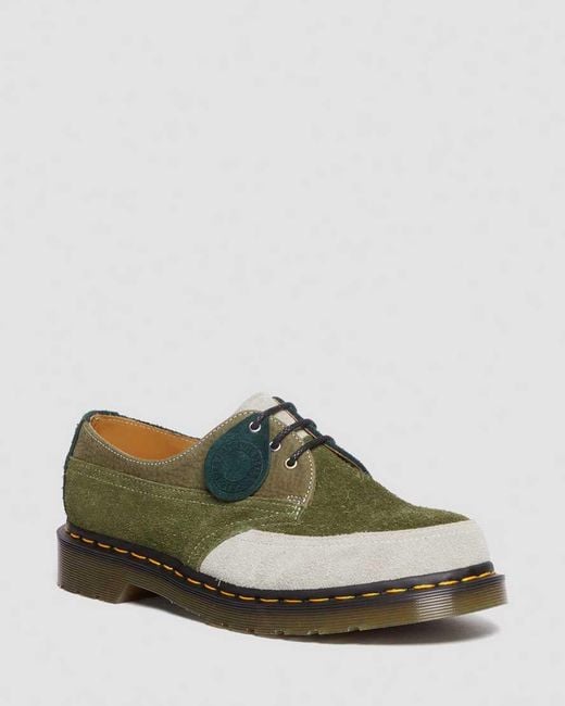 Dr. Martens Green 1461 Deadstock Leather Shoes Multi, Size: 3 for men