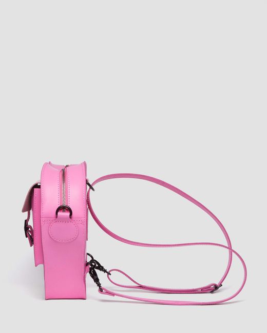 Dr. Martens Leather Heart Shaped Bag Pink | Lyst