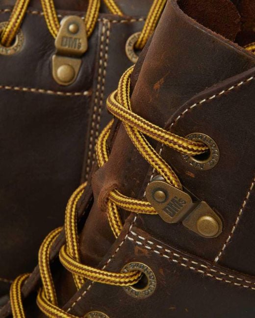 Dr. Martens Brown Church Arc Crazy Horse Platform Monkey Boots for men