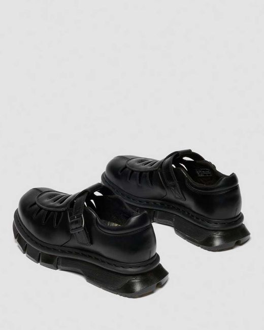 Dr. Martens Black Qubist Fisherman Shoes for men