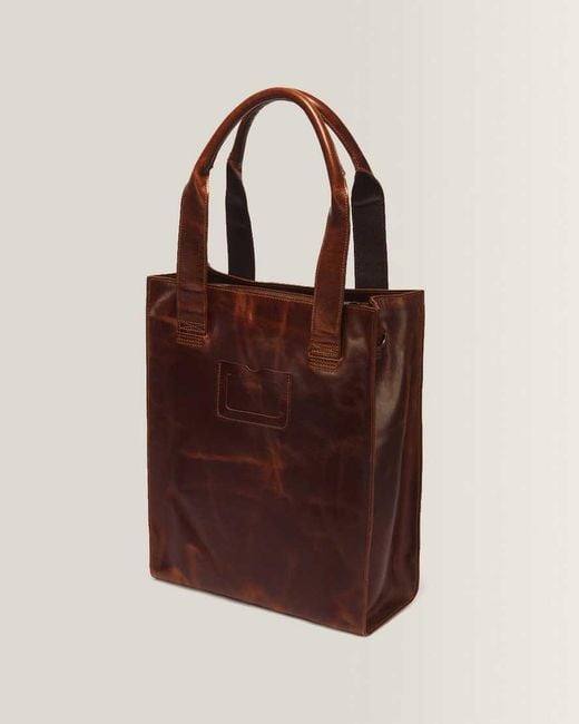 Dr. Martens Red Leather Tote Bag
