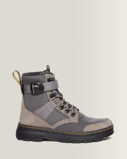 Dr. Martens Black Combs Tech Ii Fleece-Lined Casual Boots for men