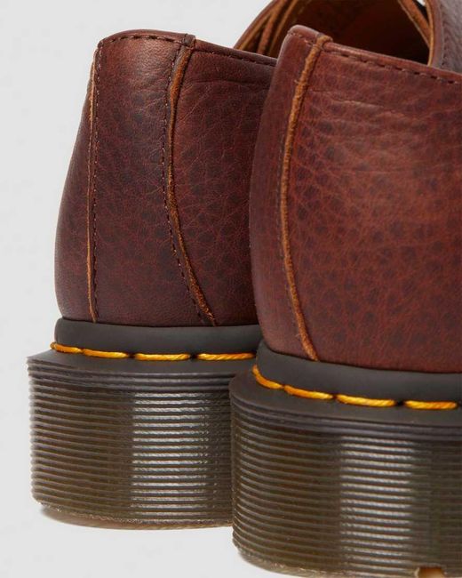 Dr. Martens Brown 1461 Ambassador Soft Leather Oxford Shoes for men
