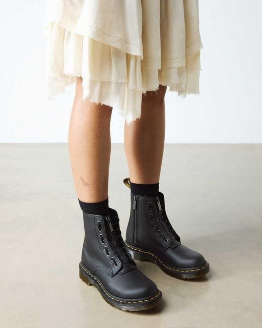 Dr. Martens Black 's Pascal Zipper Boots